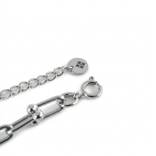 STATEMENT WHITEGOLD BRACELET