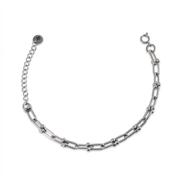 STATEMENT WHITEGOLD BRACELET