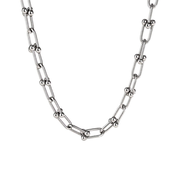 STATEMENT WHITEGOLD NECKLACE
