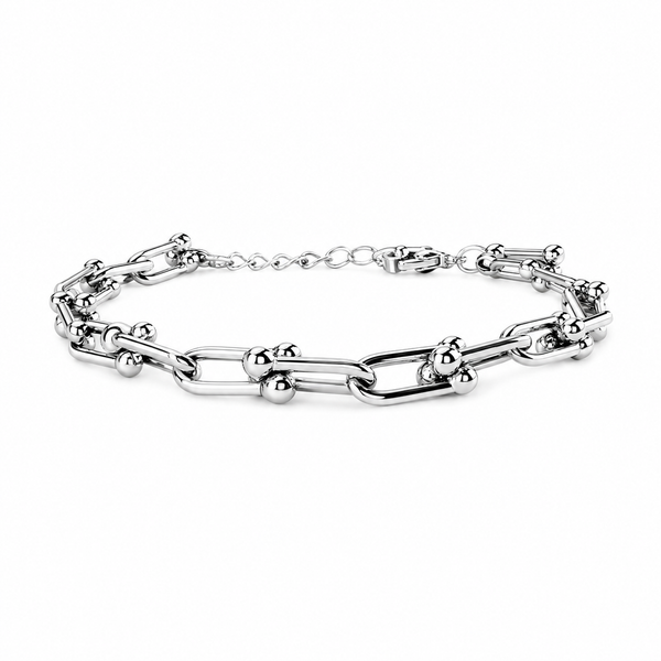 STATEMENT WHITEGOLD BRACELET