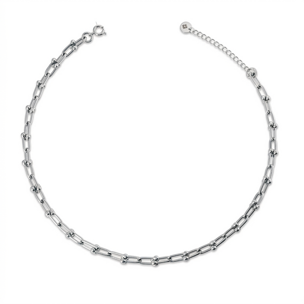 STATEMENT WHITEGOLD NECKLACE