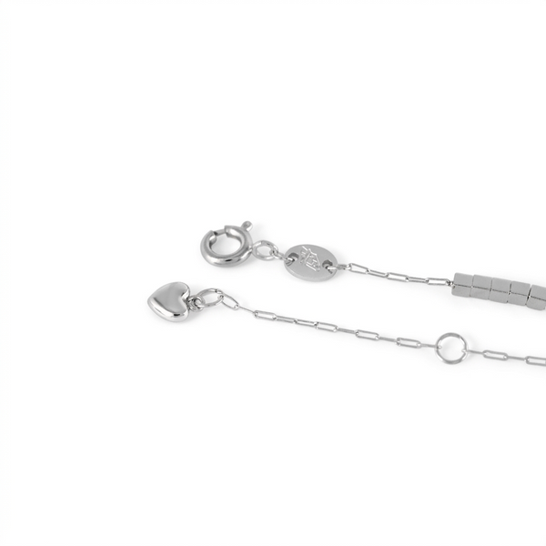 MODERN DICE WHITEGOLD NECKLACE