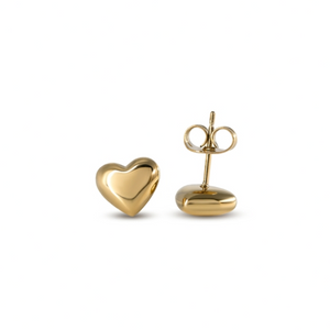IVANA GOLD HEART EARRING