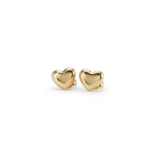 IVANA GOLD HEART EARRING