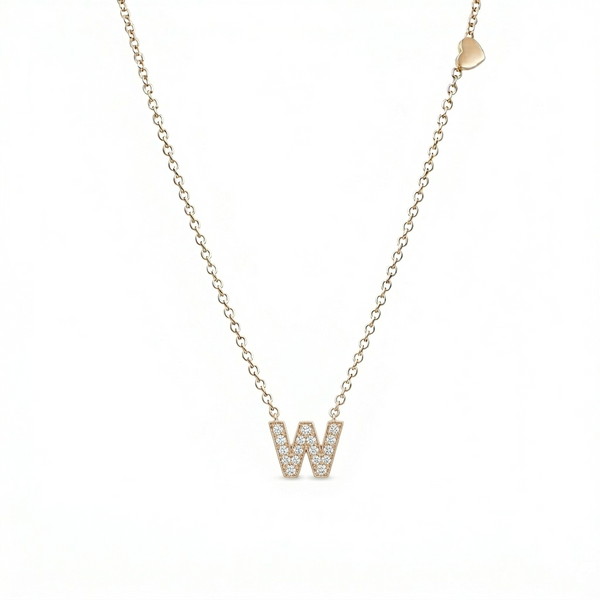 GOLD DEMURE LETTER NECKLACE