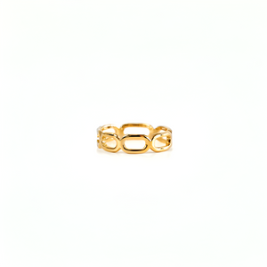 DAINTY LINK GOLD RING