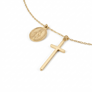 SACRED GUARD GOLD NECKLACE