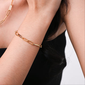 BOLDER DAINTY LINK BRACELET