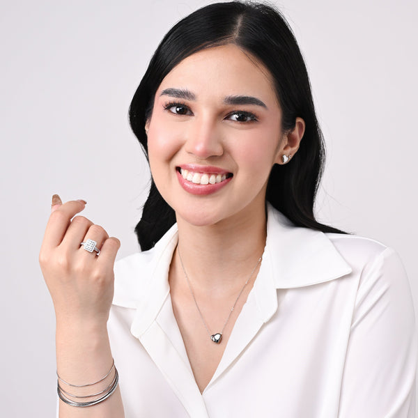 IVANA GOLD HEART EARRING