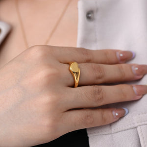 LUANA GOLD HEART RING