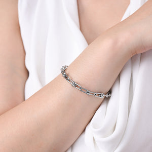 STATEMENT WHITEGOLD BRACELET