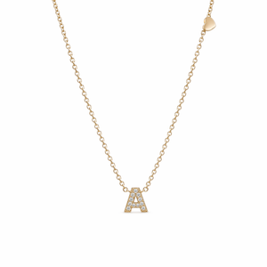 GOLD DEMURE LETTER NECKLACE