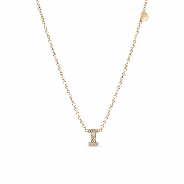 GOLD DEMURE LETTER NECKLACE