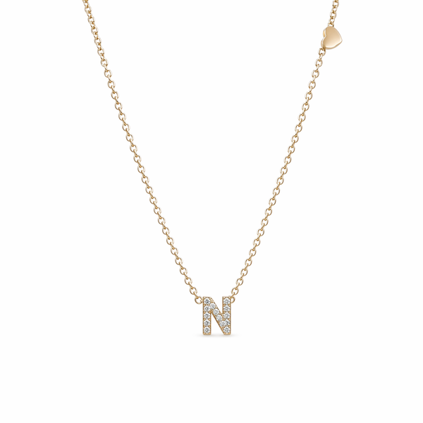 GOLD DEMURE LETTER NECKLACE