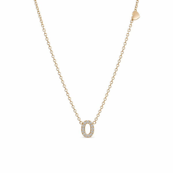 GOLD DEMURE LETTER NECKLACE