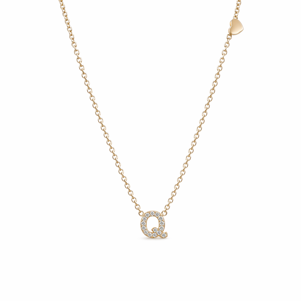 GOLD DEMURE LETTER NECKLACE