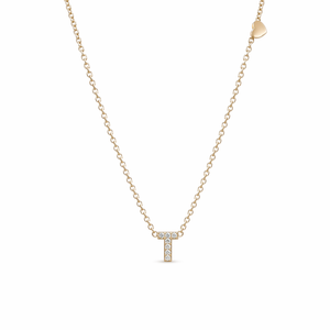 GOLD DEMURE LETTER NECKLACE