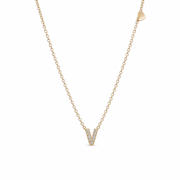 GOLD DEMURE LETTER NECKLACE